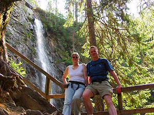 Picture of us at Plodda Falls