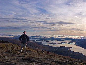 Picture of Armin with Loch Lomond in the background