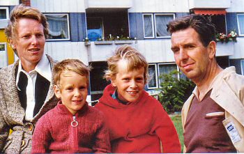 Picture of the Grewe family in 1977