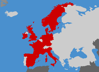 Map of where my sister has been