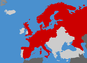 My mother's travels Map of where my mother has been