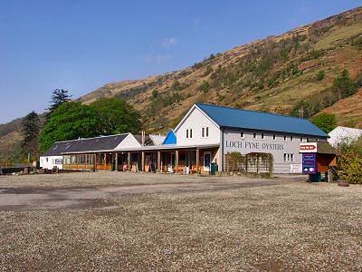 Picture of Loch Fyne Oyster Bar and the car park