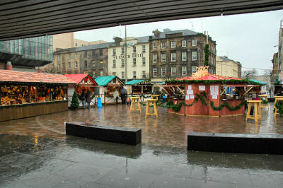 Picture of the Christmas Market in Glasgow