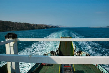 Picture of a view of the Sound of Islay from the ferry