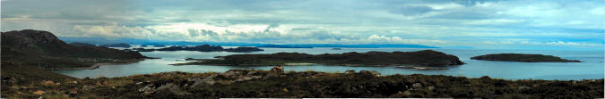 Picture of a view over the Summer Isles