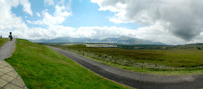 Picture of a landscape near a memorial