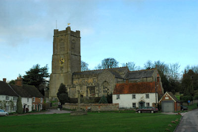 Picture of a church in the afternoon light