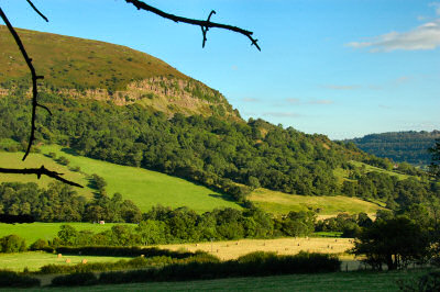 Picture of evening light in a valley