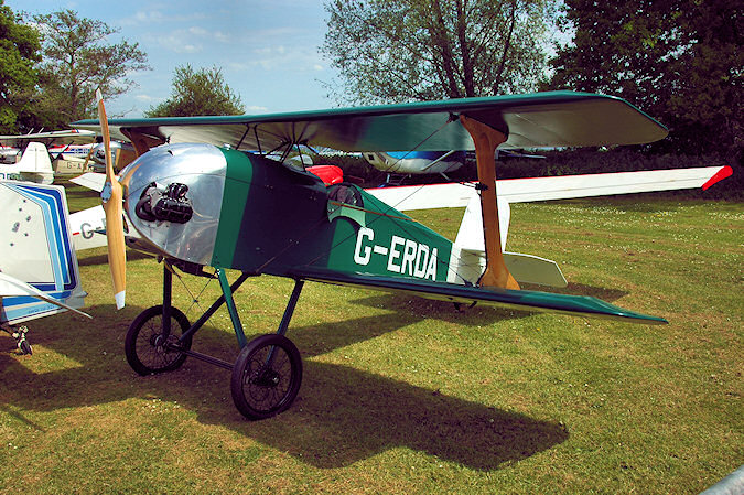 Picture of an old plane with the registration G-ERDA
